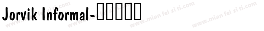 Jorvik Informal字体转换